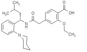 Prandin Structural Formula 